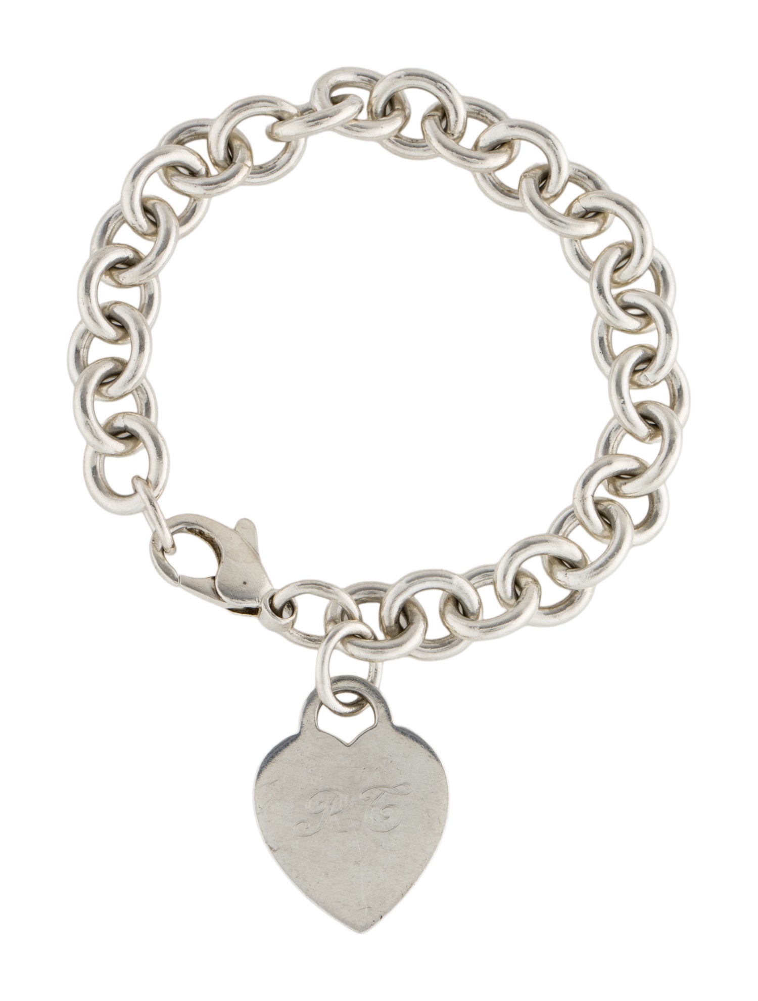 Tiffany & Co. Heart Tag Charm Bracelet