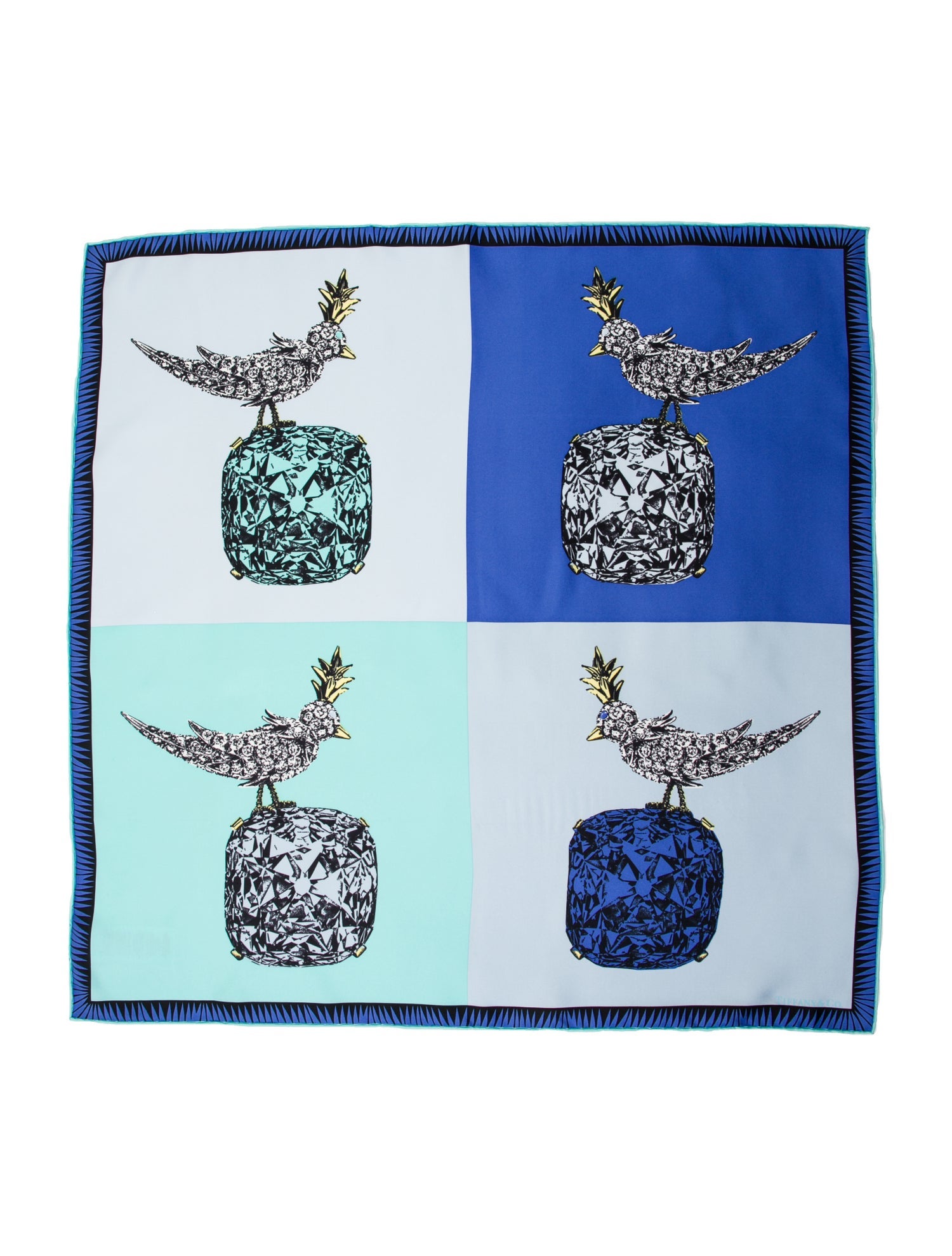 Tiffany & Co. Silk Printed Scarf