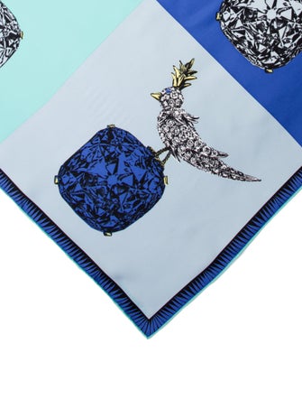 Tiffany & Co. Silk Printed Scarf
