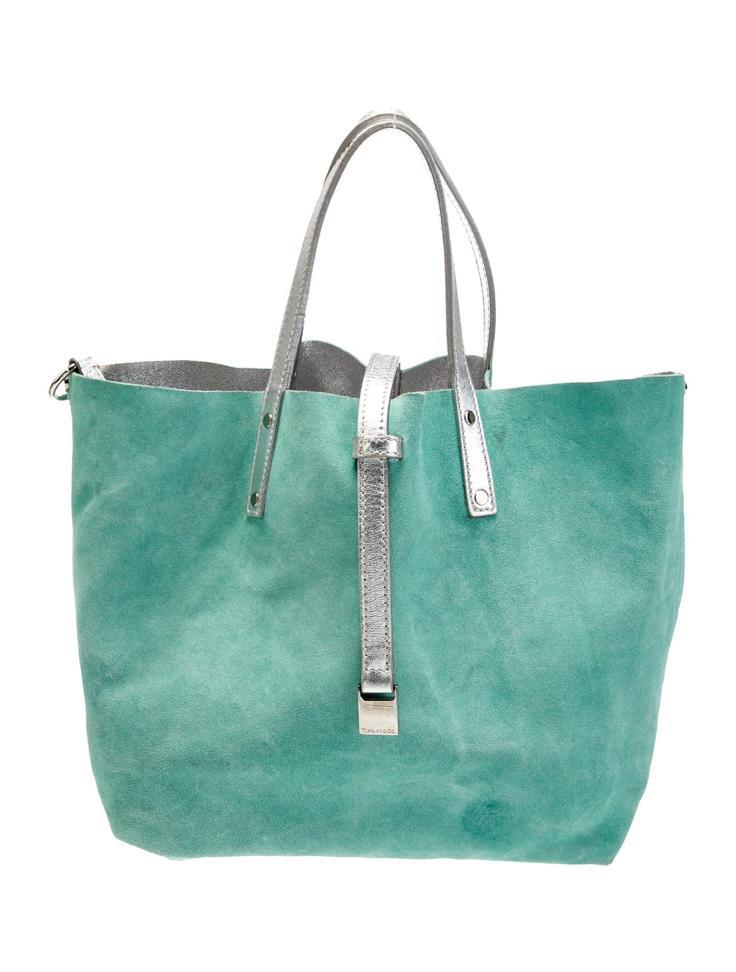 Tiffany & Co. Suede Top Handle Bag