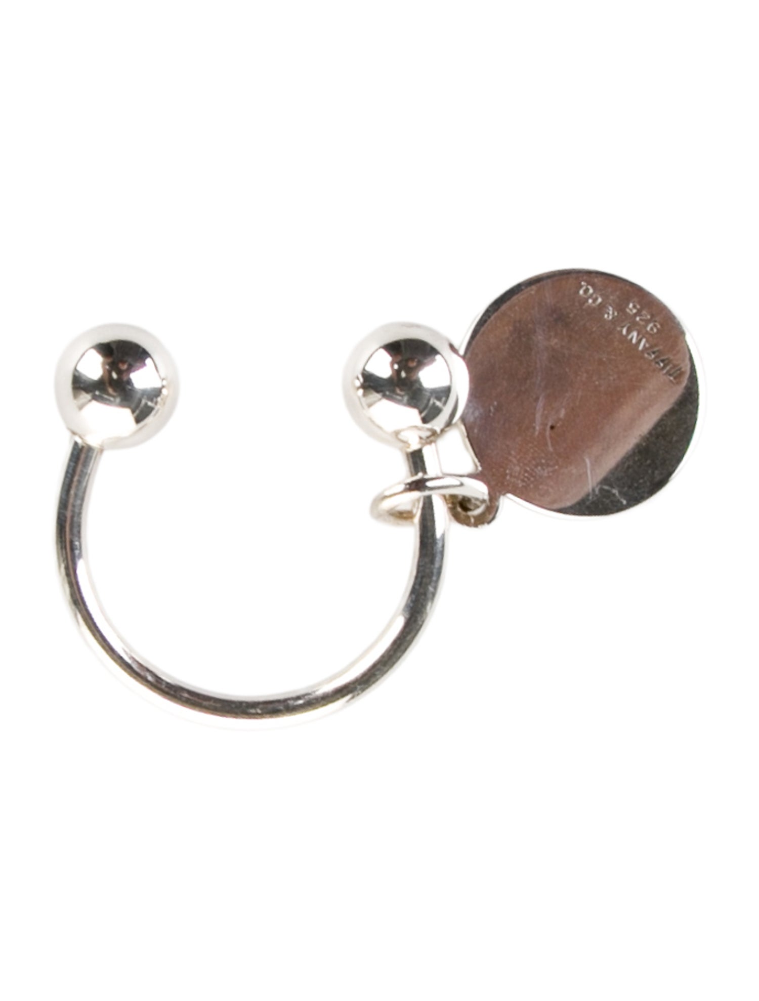 Tiffany & Co. silver keychain