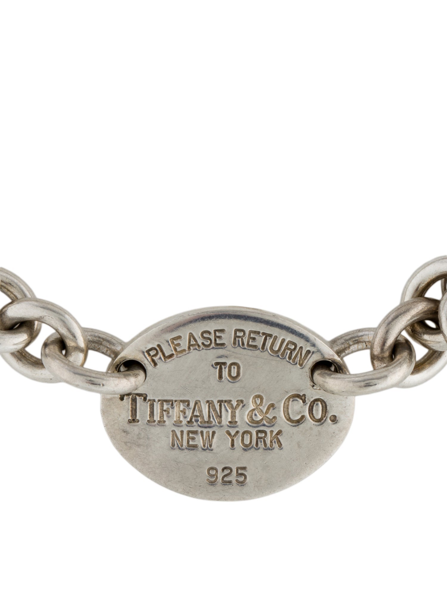Tiffany & Co. Oval Tag Bracelet