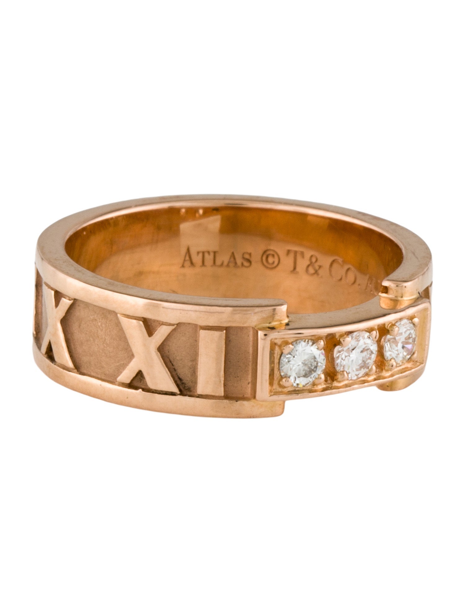 Tiffany & Co. 18K Diamond Atlas Band