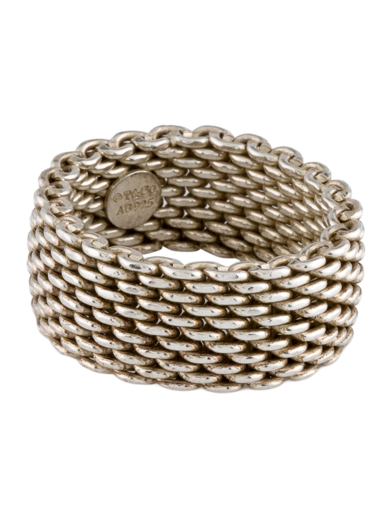 Tiffany & Co. Somerset Mesh Band Ring