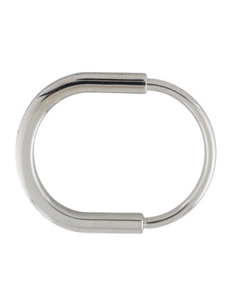 Tiffany & Co. 18K Diamond Lock Bangle