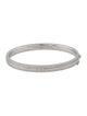 Tiffany & Co. 18K Diamond Pavé T Hinged Bangle