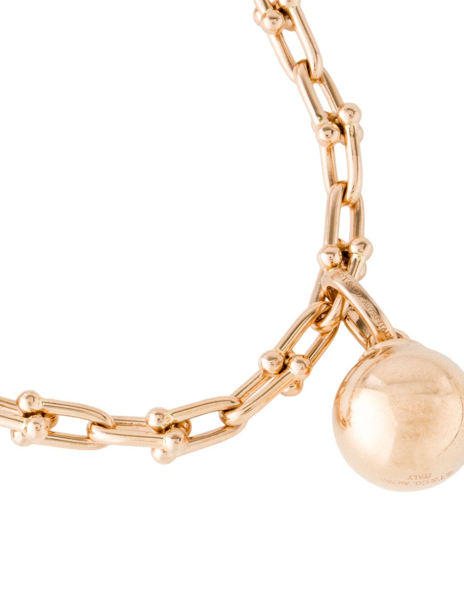 Tiffany & Co. 18K HardWear Single Wrap Bracelet