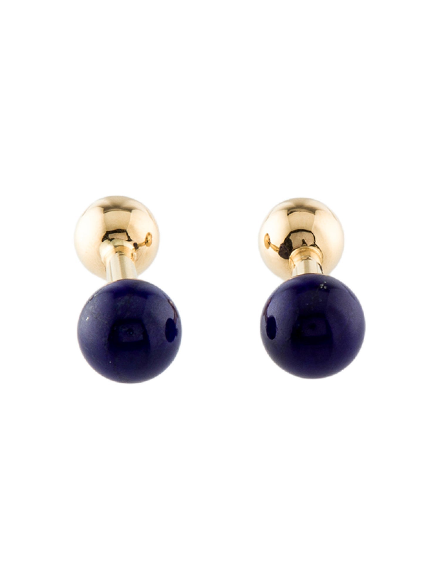 Tiffany & Co. Vintage 18K Lapis Lazuli Cufflinks