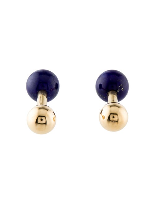 Tiffany & Co. Vintage 18K Lapis Lazuli Cufflinks