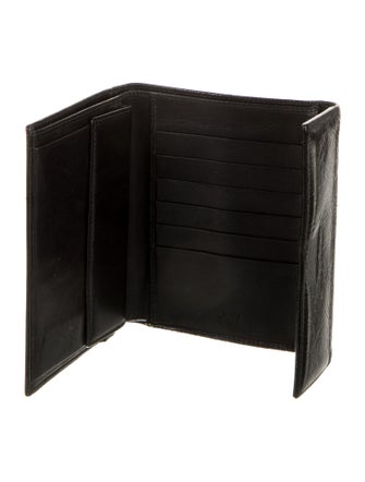 Gianni Versace Leather Compact Wallet
