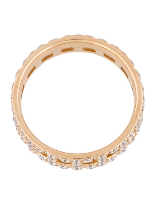 Tiffany & Co. 18K Diamond Pavé True Wide Tiffany T Eternity Band