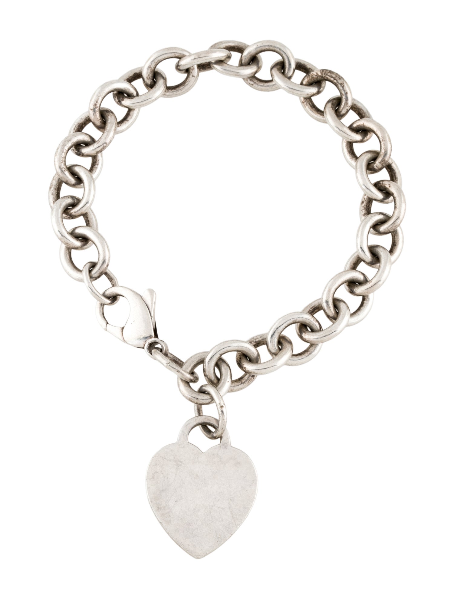 Tiffany & Co. Heart Tag Charm Bracelet