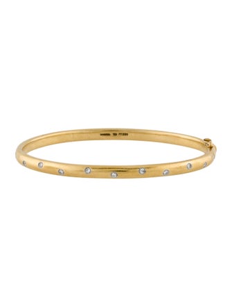 Tiffany & Co. 18K Diamond Etoile Bangle