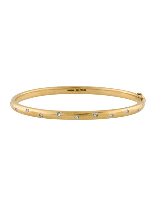Tiffany & Co. 18K Diamond Etoile Bangle