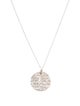 Tiffany & Co. Notes Round Wavy Pendant Necklace