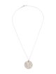 Tiffany & Co. Notes Round Wavy Pendant Necklace