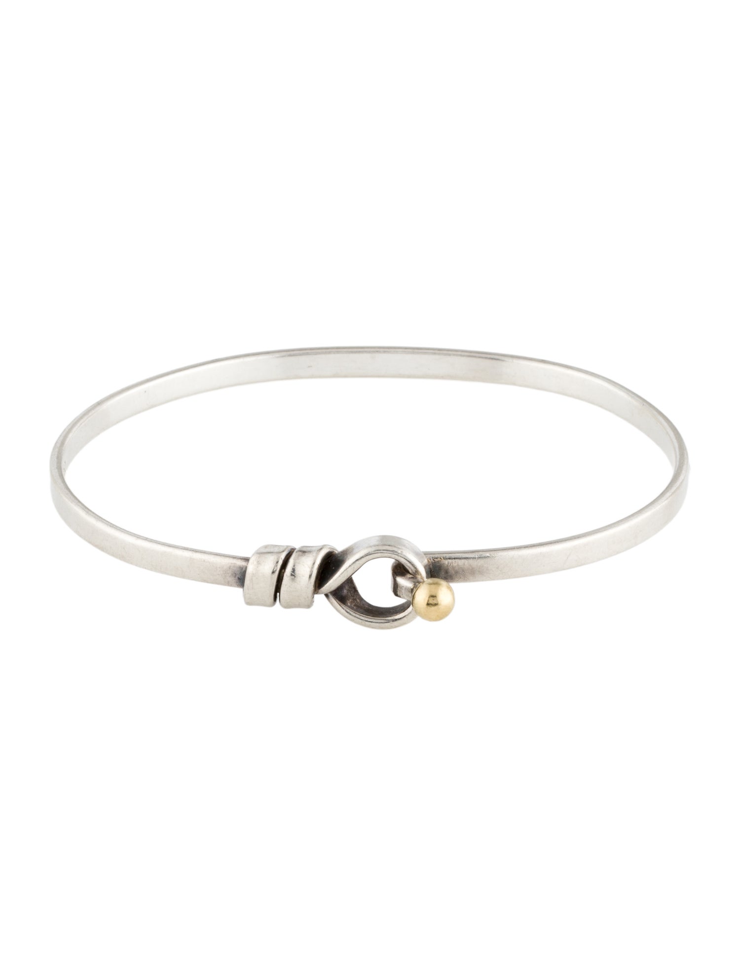 Tiffany & Co. Vintage Two-Tone Hook Bangle