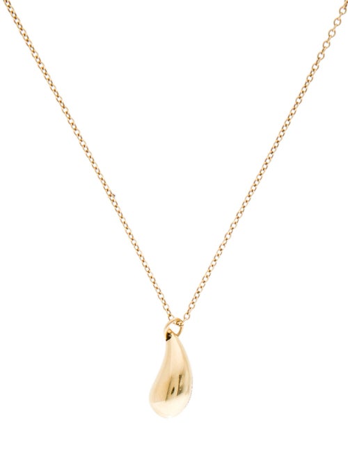 Tiffany & Co. 18K Teardrop Pendant Necklace