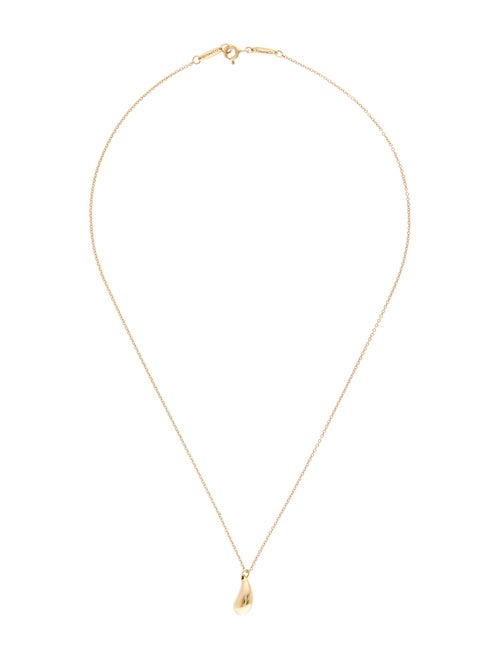 Tiffany & Co. 18K Teardrop Pendant Necklace