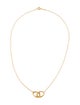 Tiffany & Co. 18K Double Loop Pendant Necklace