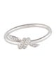 Tiffany & Co. 18K Diamond Knot Ring