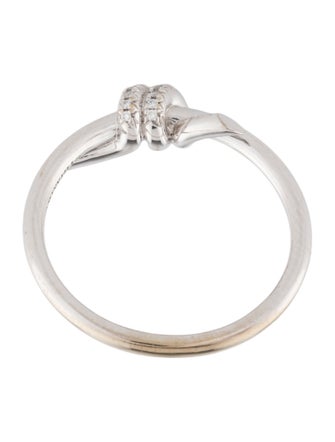 Tiffany & Co. 18K Diamond Knot Ring