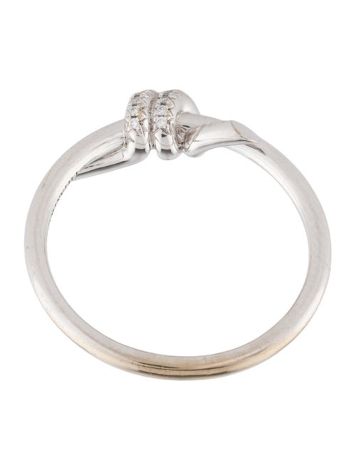 Tiffany & Co. 18K Diamond Knot Ring