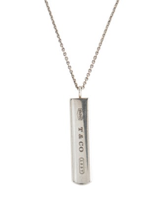 Tiffany & Co. 1837 Bar Pendant Necklace