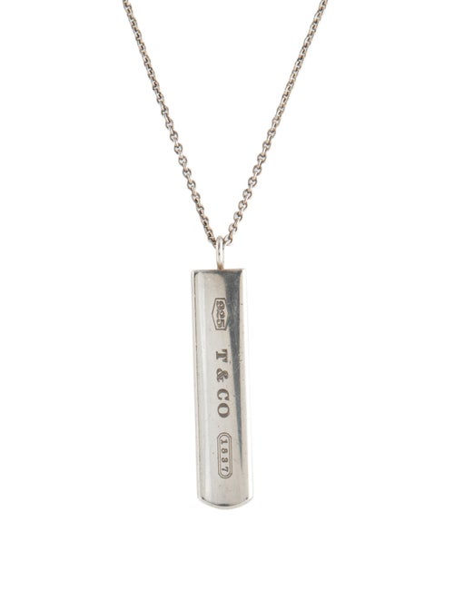 Tiffany & Co. 1837 Bar Pendant Necklace