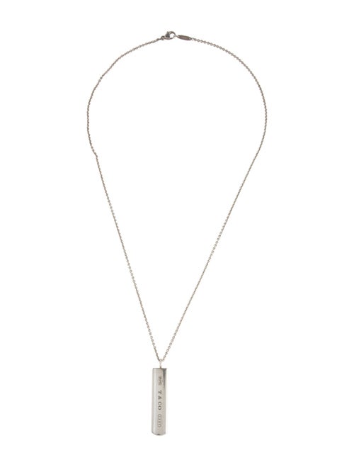Tiffany & Co. 1837 Bar Pendant Necklace