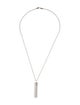 Tiffany & Co. 1837 Bar Pendant Necklace