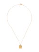 Tiffany & Co. 18K Notes Small Square Pendant Necklace