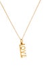 Tiffany & Co. 18K Love Charm Pendant Necklace