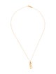 Tiffany & Co. 18K Love Charm Pendant Necklace