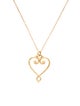 Tiffany & Co. 18K Venezia Goldoni Heart Pendant Necklace