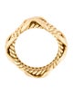 Tiffany & Co. 18K Schlumberger Rope Four-Row 'X' Ring