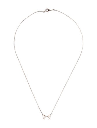 Tiffany & Co. Diamond Double Loving Heart Pendant