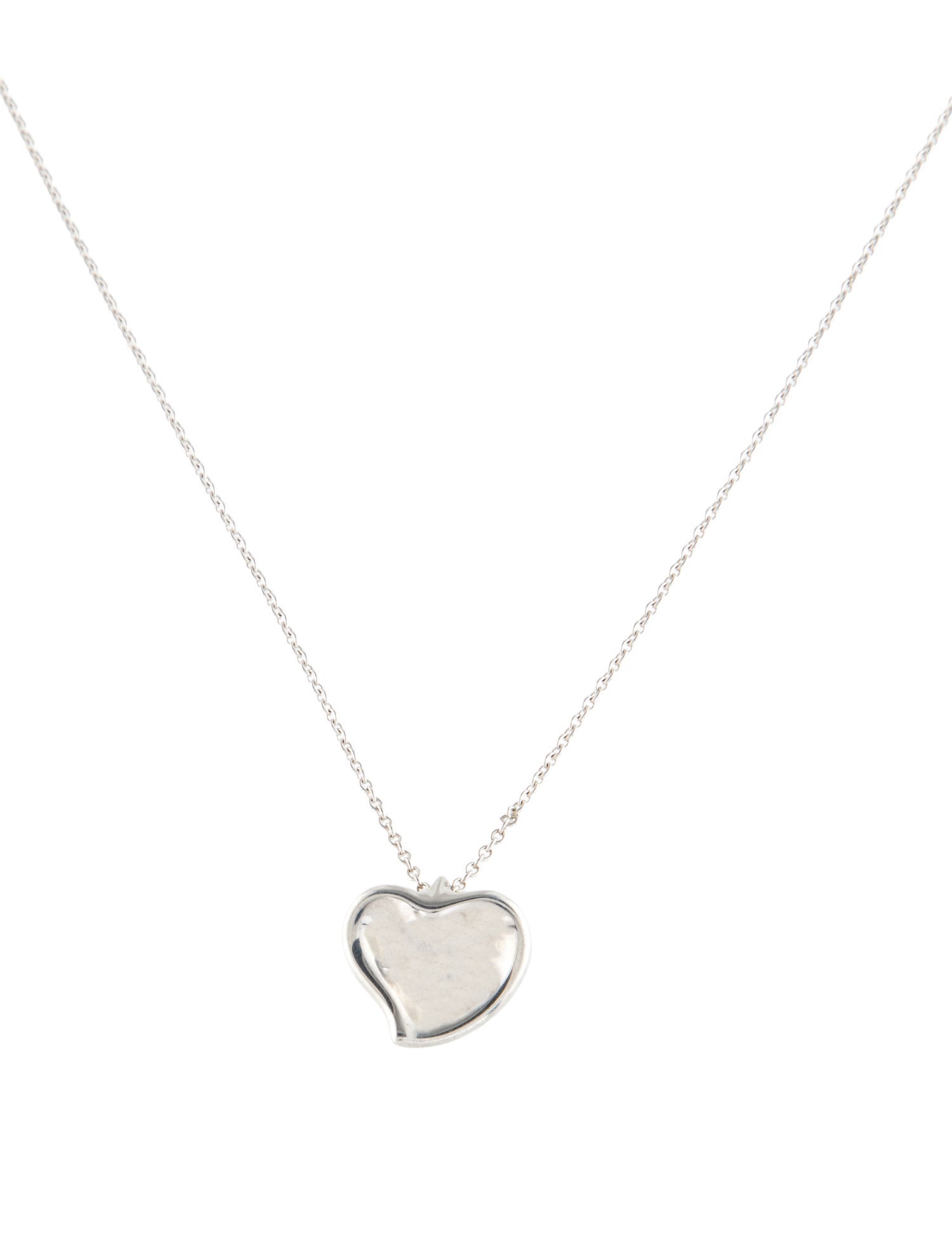 Tiffany & Co. Full Heart Pendant Necklace