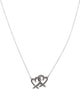 Tiffany & Co. Interlocking Loving Heart Pendant Necklace