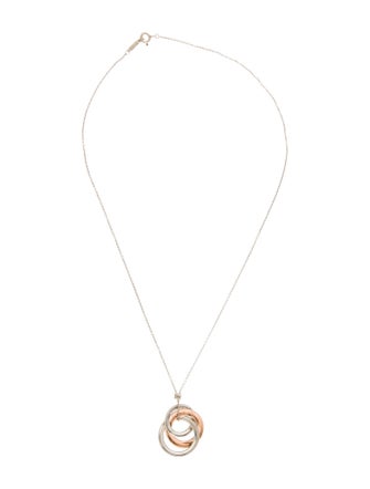 Tiffany & Co. Two-Tone 1837 Interlocking Circles Pendant Necklace