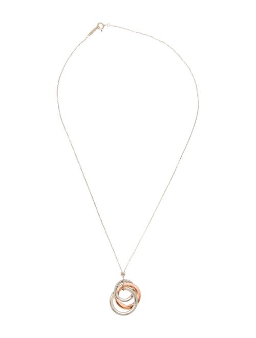 Tiffany & Co. Two-Tone 1837 Interlocking Circles Pendant Necklace