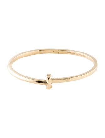 Tiffany & Co. 18K T T1 Narrow Hinged Bangle