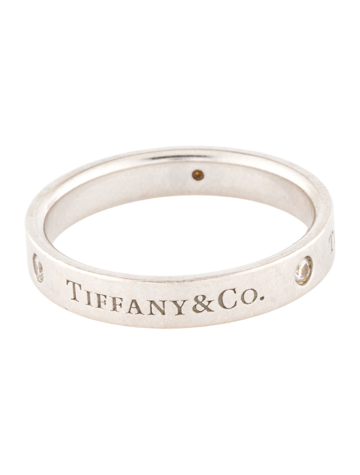 Tiffany & Co. Platinum Diamond Band