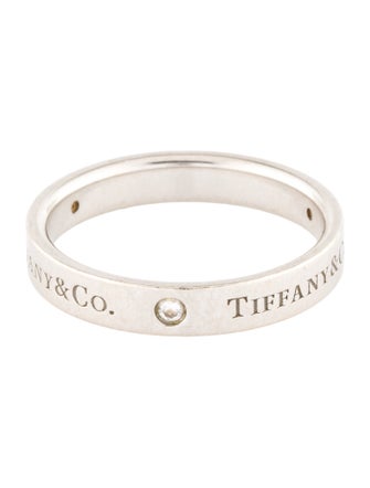 Tiffany & Co. Platinum Diamond Band