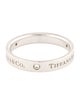 Tiffany & Co. Platinum Diamond Band