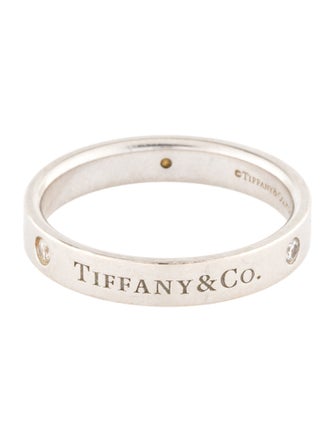 Tiffany & Co. Platinum Diamond Band
