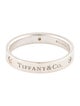 Tiffany & Co. Platinum Diamond Band