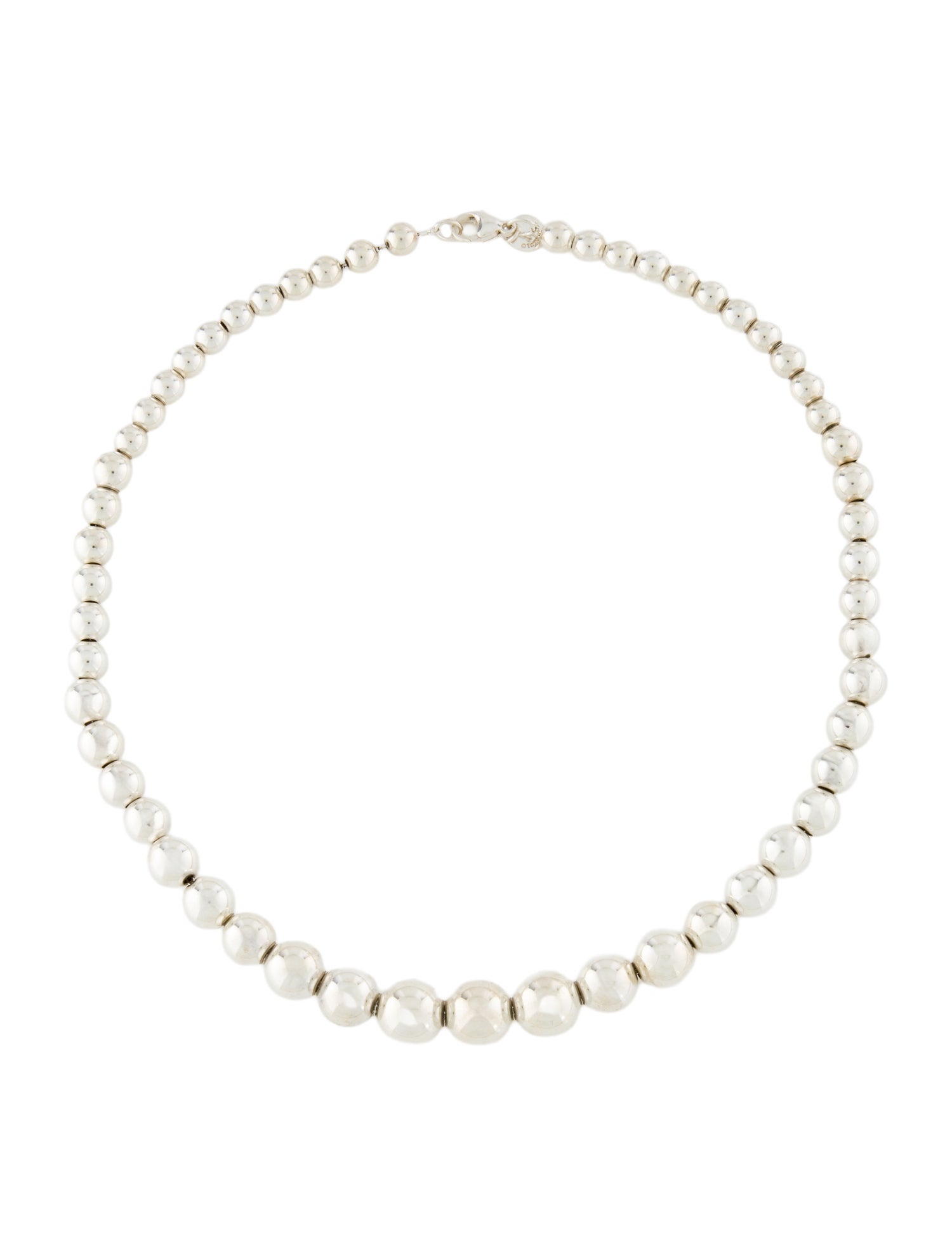 Tiffany & Co. Graduated Ball Necklace