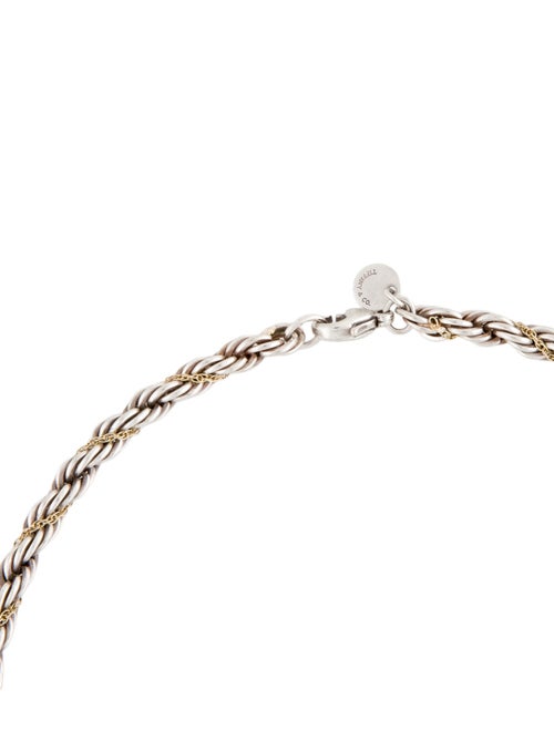 Tiffany & Co. Two-Tone Twisted Rope Chain Necklace