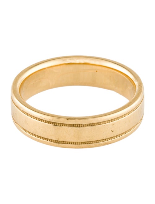 Tiffany & Co. 18K Milgrain Wedding Band